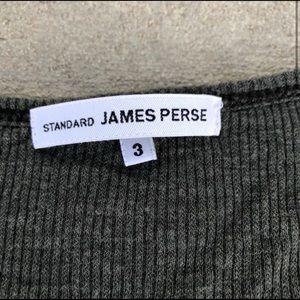 James Perse Gray Shirt size 3